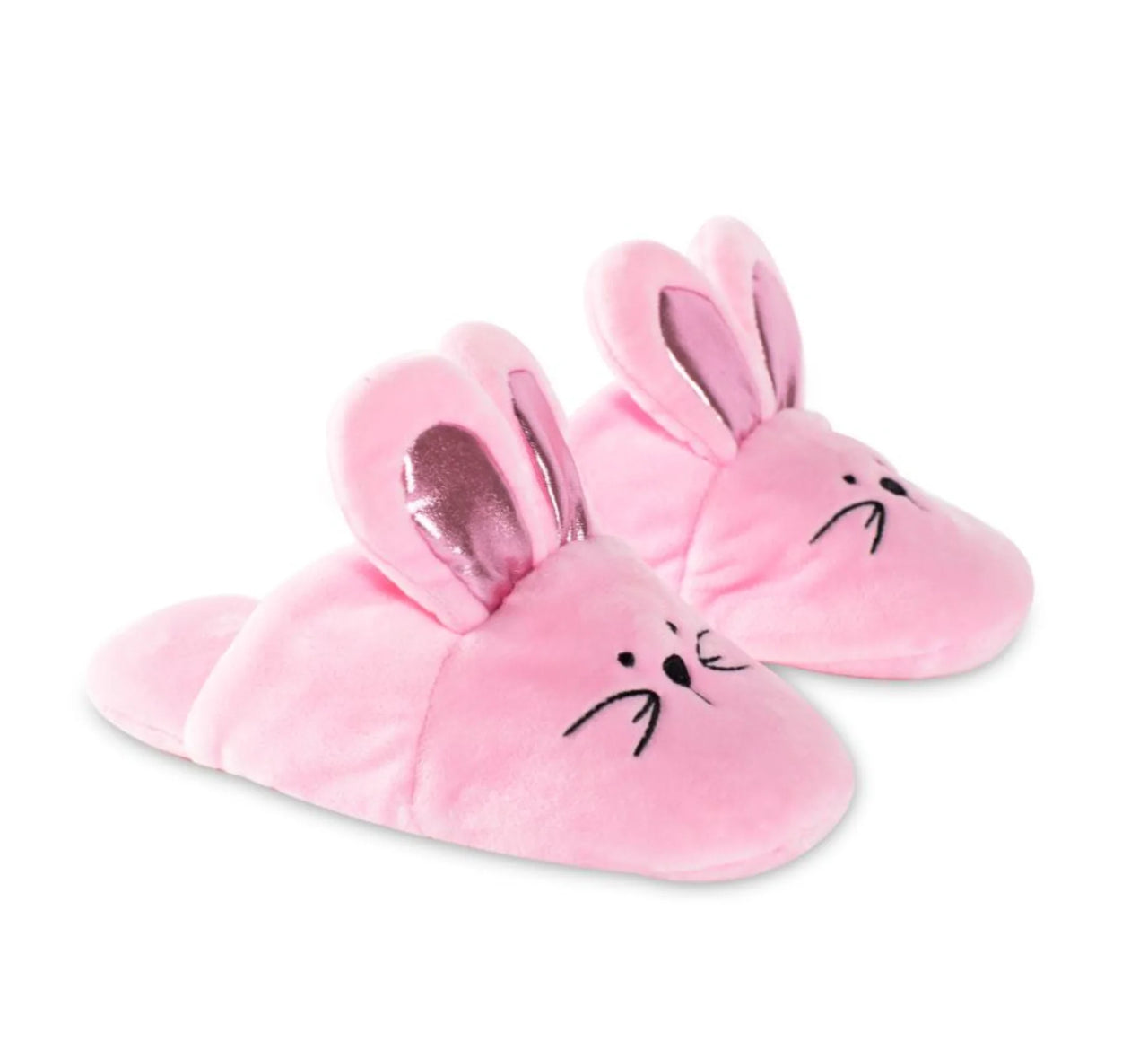 Fringe Dog Toy Easter Bunny Slippers