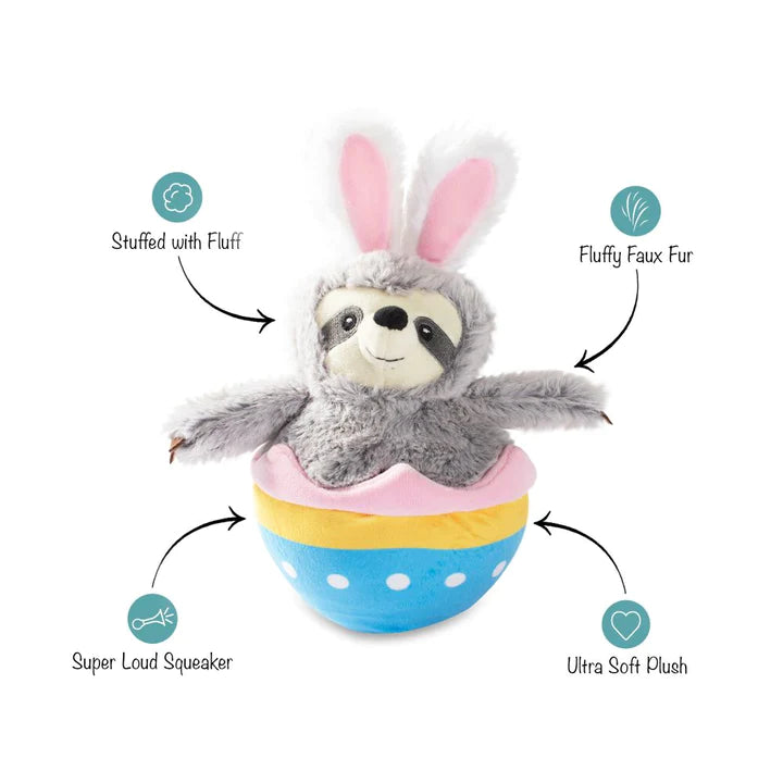 Fringe Dog Toy Eggstra Special Sloth