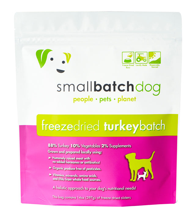 SmallBatch Dog Freeze Dried Turkey Sliders