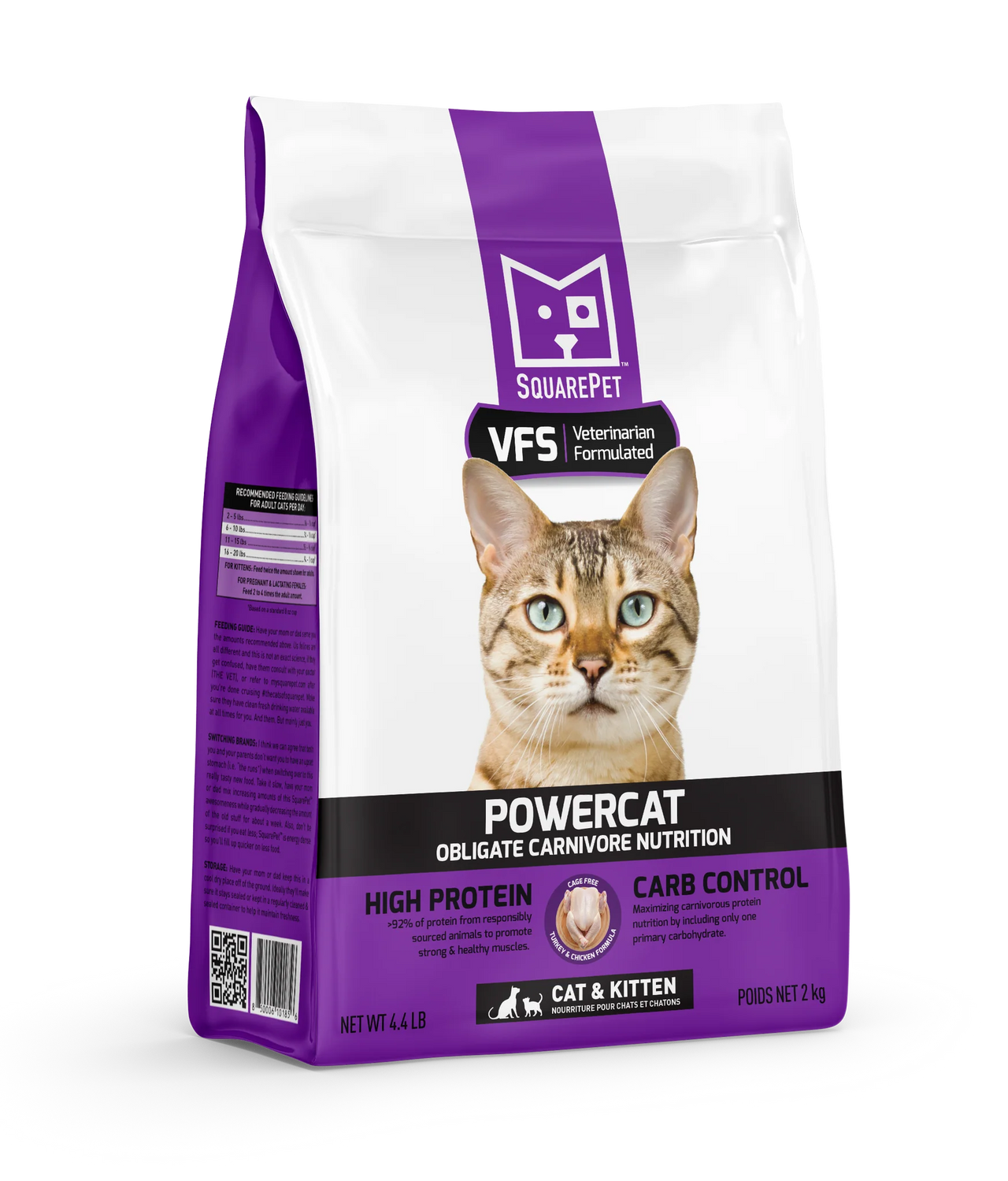 SquarePet Cat PowerCat Turkey & Chicken