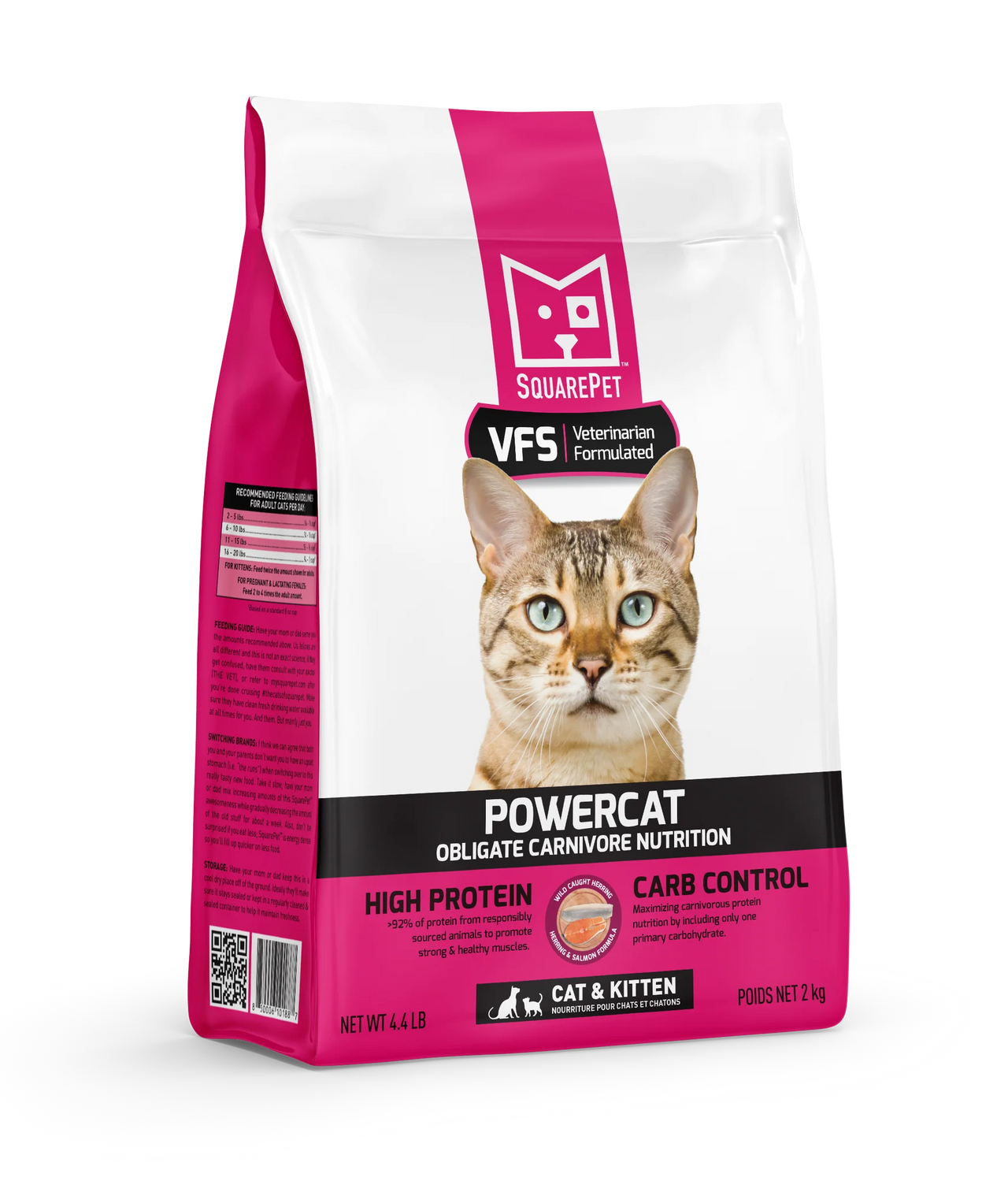 SquarePet Cat PowerCat Herring & Salmon