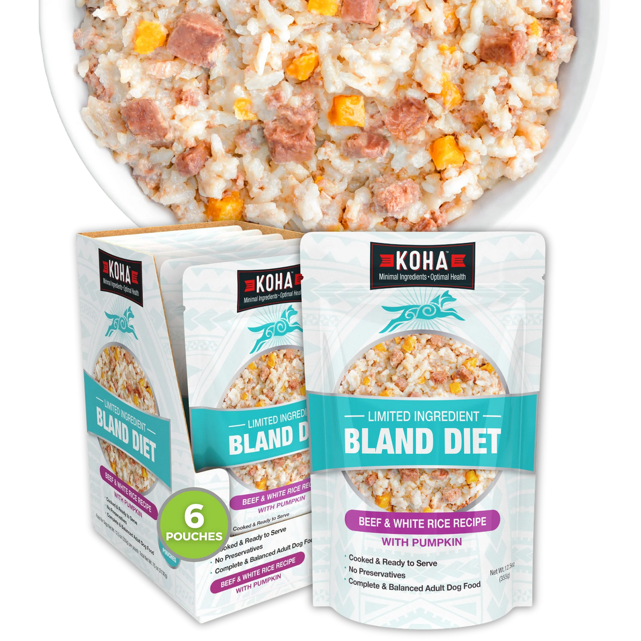 KOHA Dog Limited Ingredient Bland Diet Beef & Rice