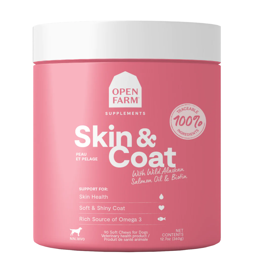 Open Farm Dog Supplement Skin & Coat Chew