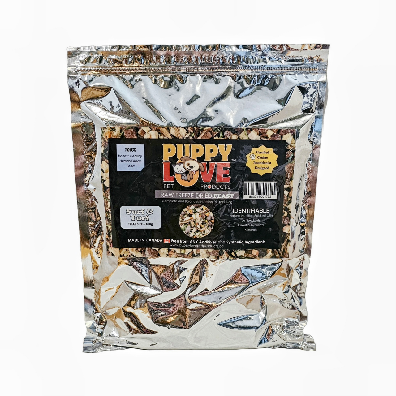 Puppy Love Freeze Dried Feast Surf & Turf