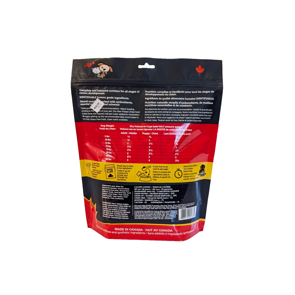 Puppy Love Freeze Dried Feast Surf & Turf