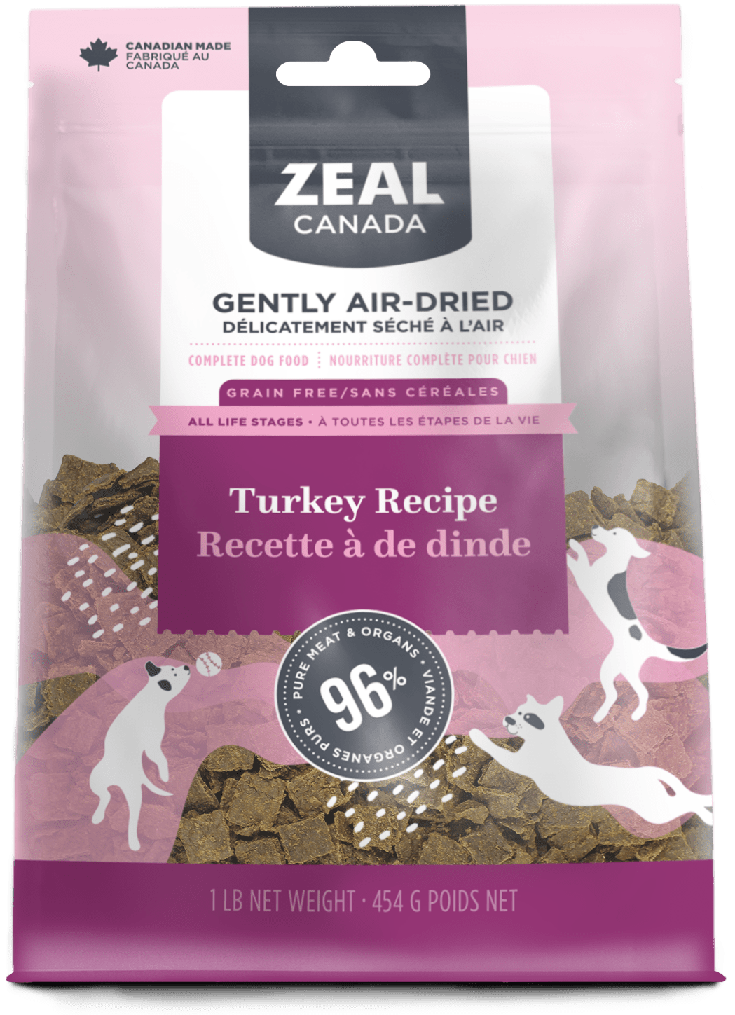 Zeal Dog Air-Dried GF Turkey (Purple) *SPECIAL ORDER*