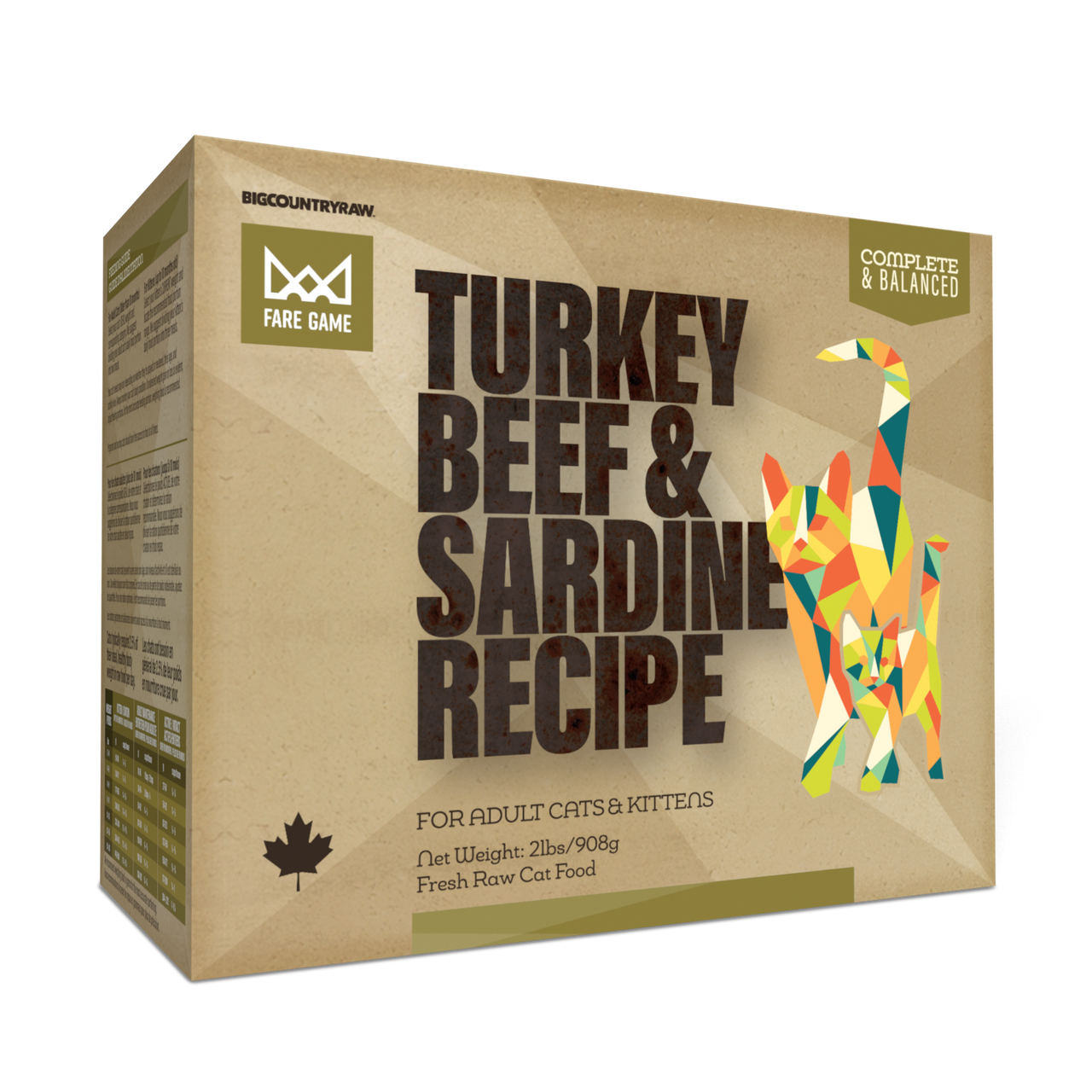 Big Country Raw Fare Game Turkey, Beef & Sardine *SPECIAL ORDER*