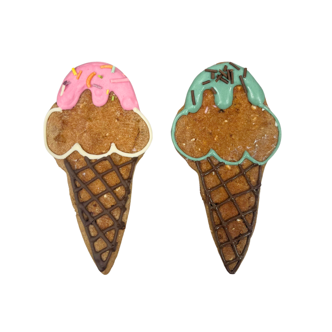 Pumpkin Berry Ice Cream Cone