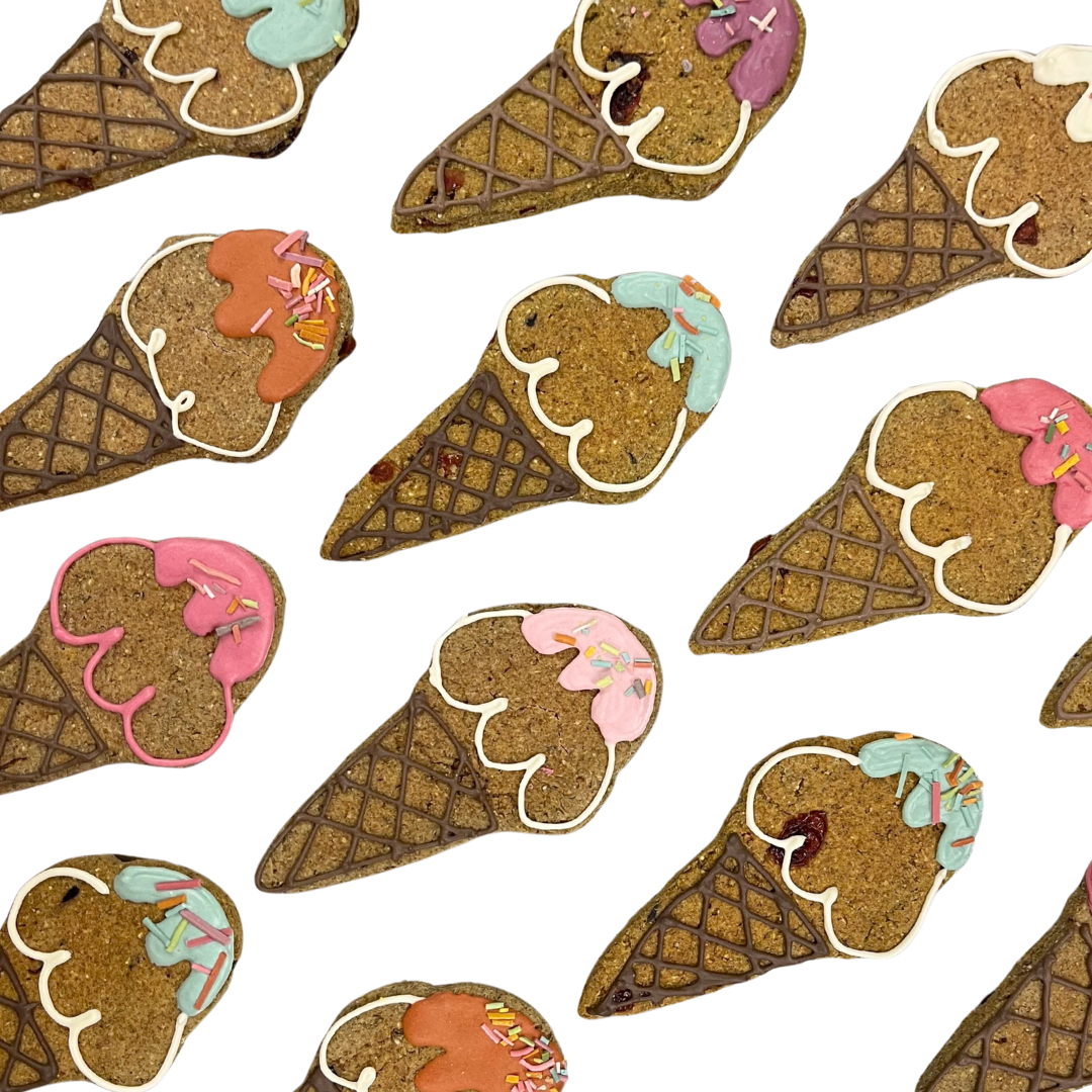 Pumpkin Berry Ice Cream Cone