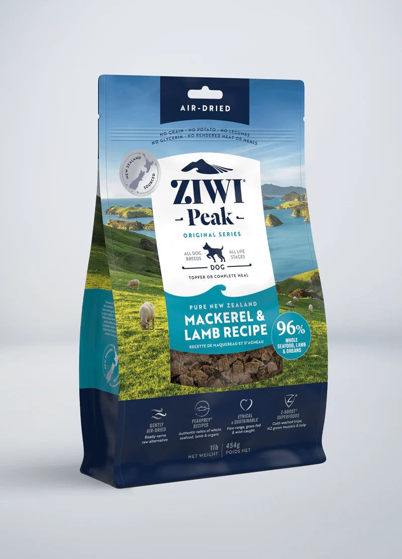 Ziwi Peak Air-Dried Mackerel & Lamb for Dogs *SPECIAL ORDER*