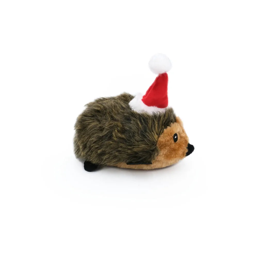ZippyPaws Dog Toy Holiday Hedgehog
