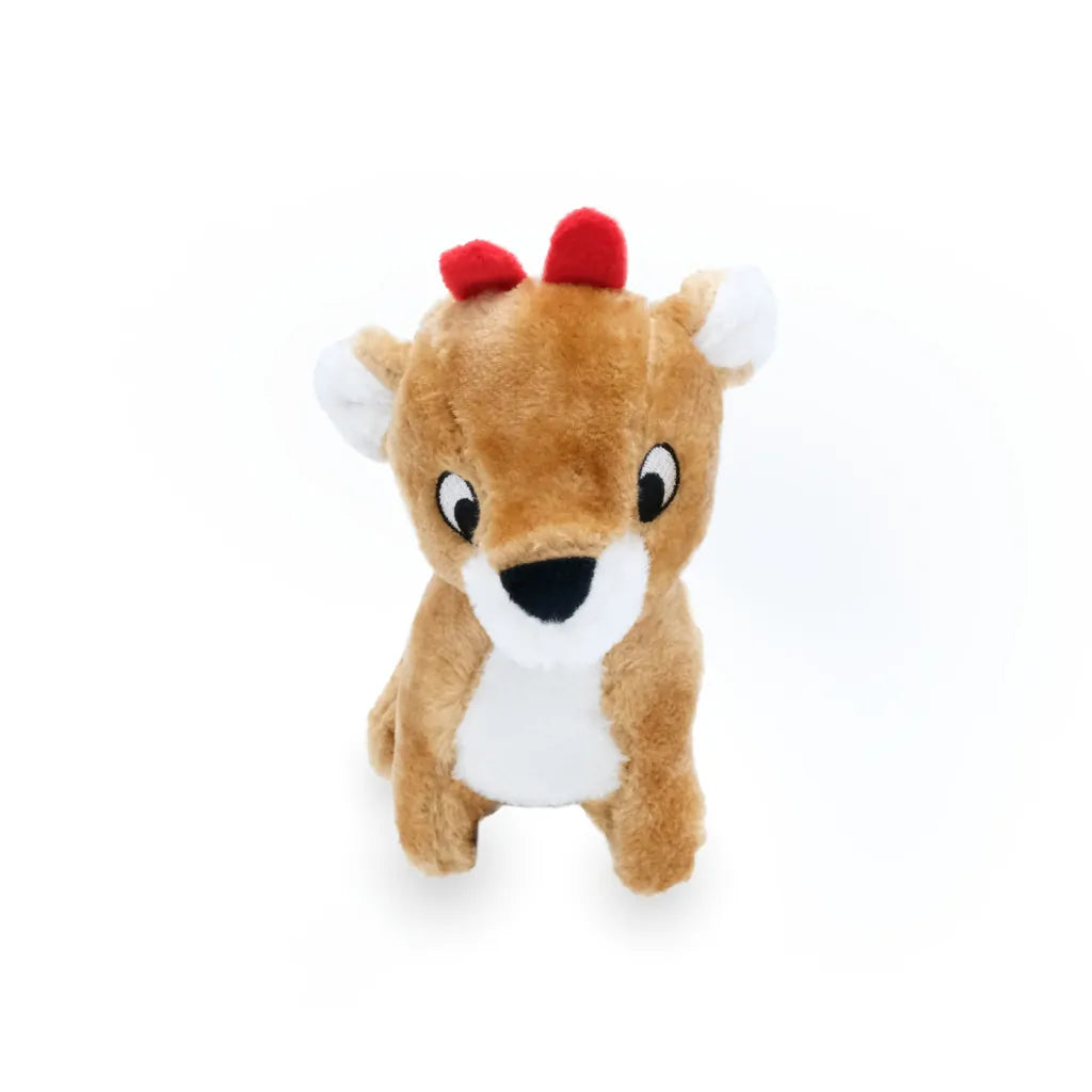 ZippyPaws Dog Toy Holiday Reindeer