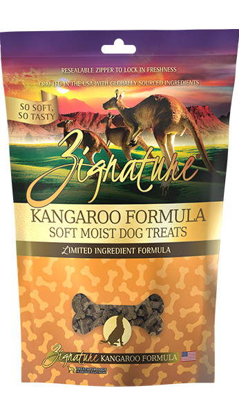Zignature Dog Soft Treats Kangaroo
