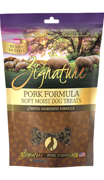Zignature Dog Soft Treats Pork 113g