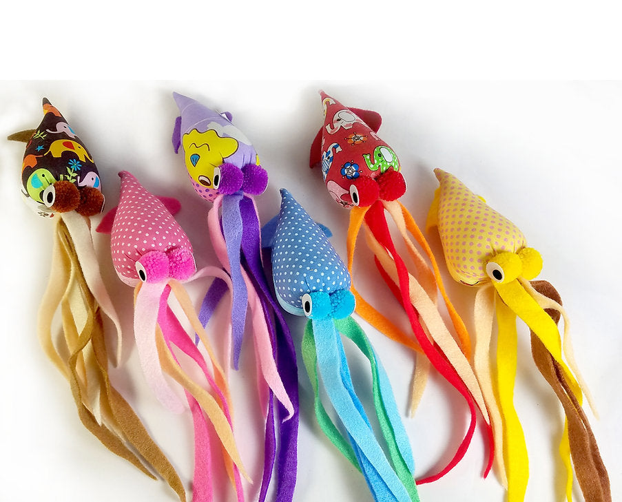 Goli Design Tenggo Squid Catnip Toy