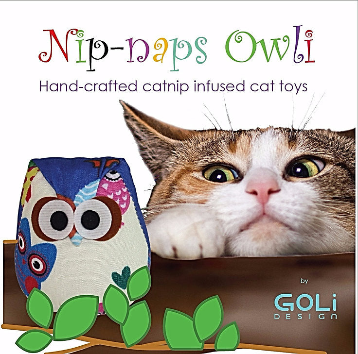 Goli Nip-Naps Owli Catnip Infused Toy