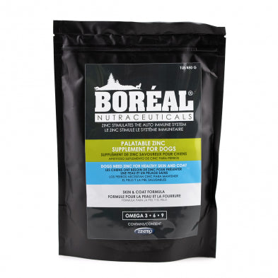 Boreal Nutraceuticals Palatable Zinc Skin and Coat