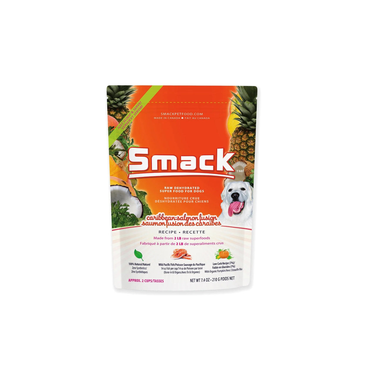 Smack Dog Caribbean-Salmon Fusion Dehydrated Raw