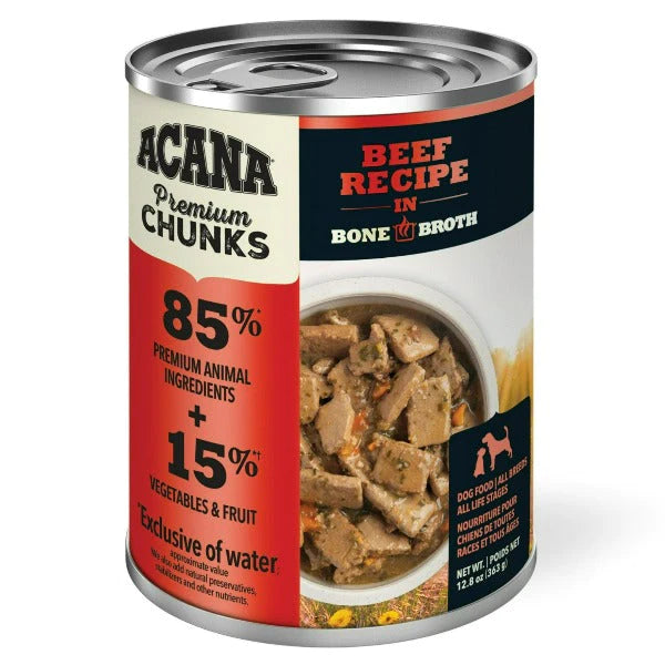 Acana Dog Can Beef Recipe in Bone Broth