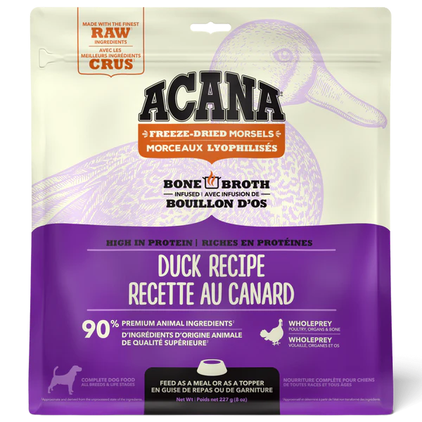 Acana Dog Freeze-Dried Food Duck *SPECIAL ORDER*