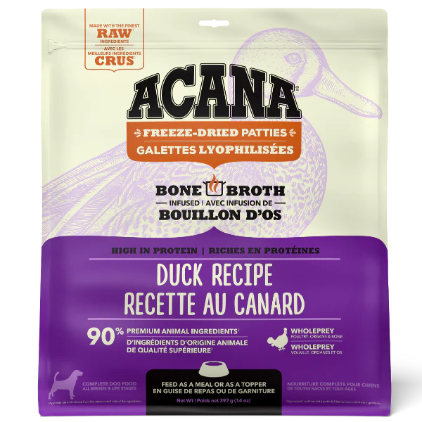 Acana Dog Freeze-Dried Food Duck *SPECIAL ORDER*