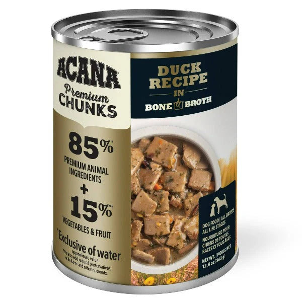 Acana Dog Can Duck Recipe in Bone Broth