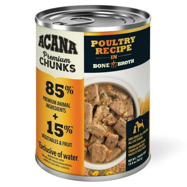 Acana Dog Can Poultry Recipe in Bone Broth