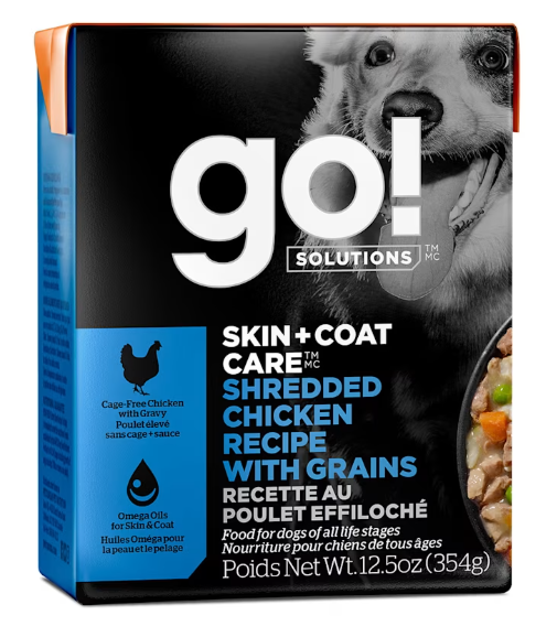 Go! Dog Tetra Skin & Coat Shredded Chicken
