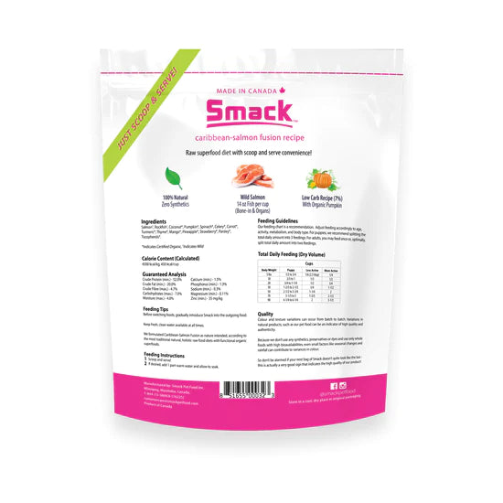 Smack Dog Caribbean-Salmon Fusion Dehydrated Raw