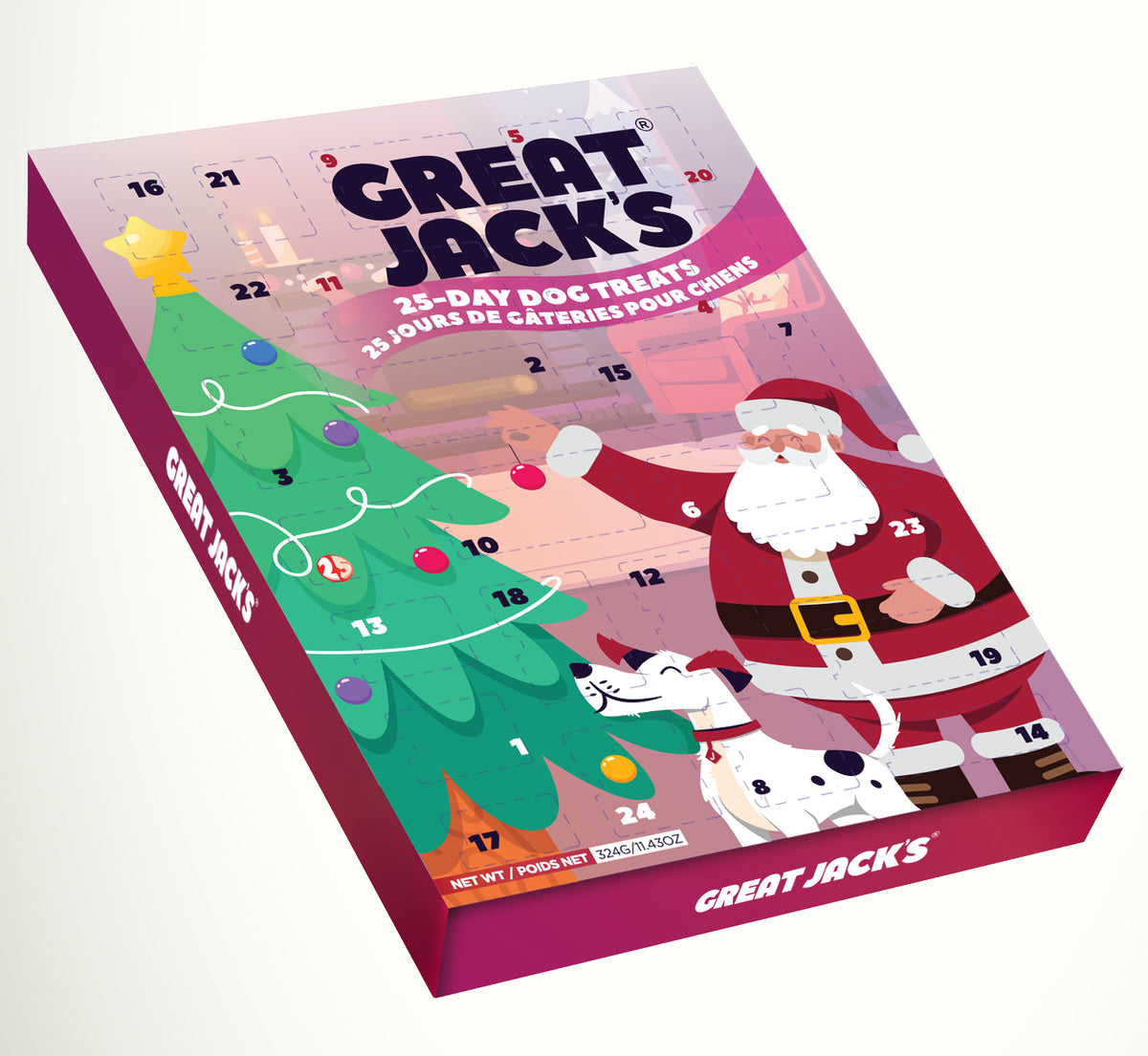 Great Jack's Dog Advent Calendar w/Assorted Treats