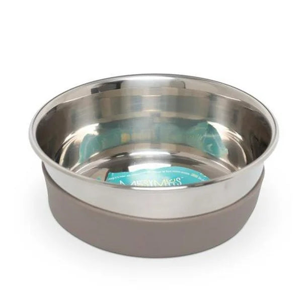 Messy Mutts Stainless Heavy Gauge Bowl with Silicone Bottom