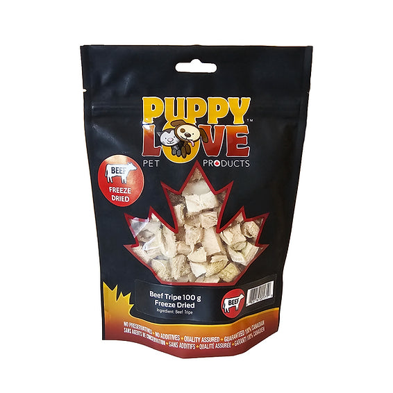 Puppy Love Treats Freeze Dried Beef Tripe