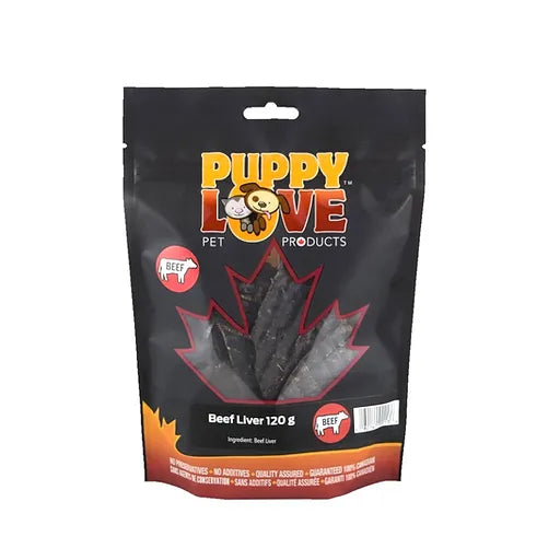 Puppy Love Treats Beef Liver