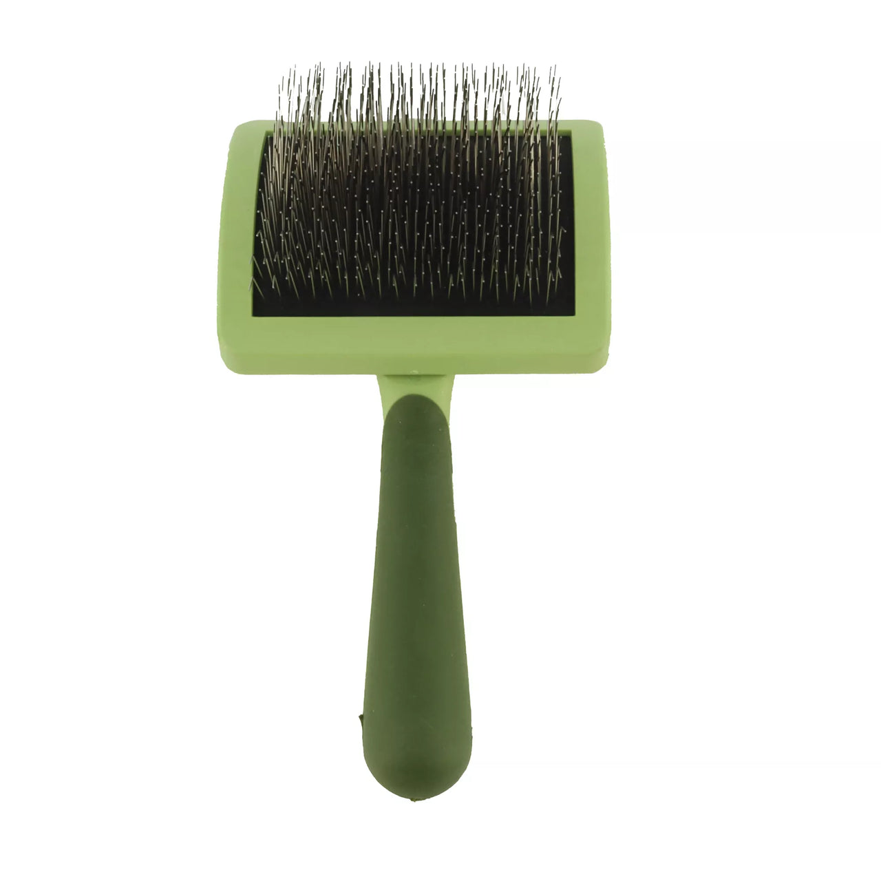 Safari Dog Curved Firm Slicker Brush w/Coated Tips for Long Hair