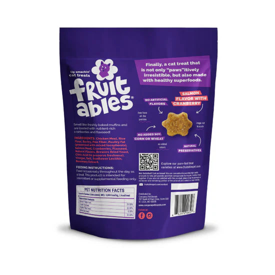 Fruitables Salmon & Cranberry Cat Treats