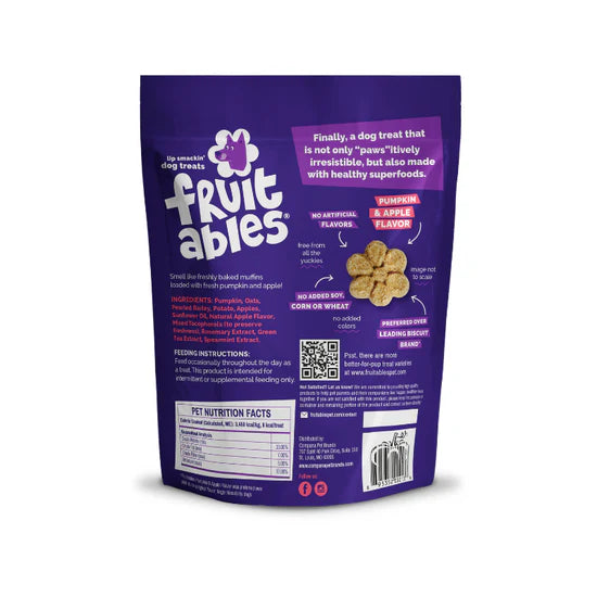 Fruitables Pumpkin & Apple Dog Treats