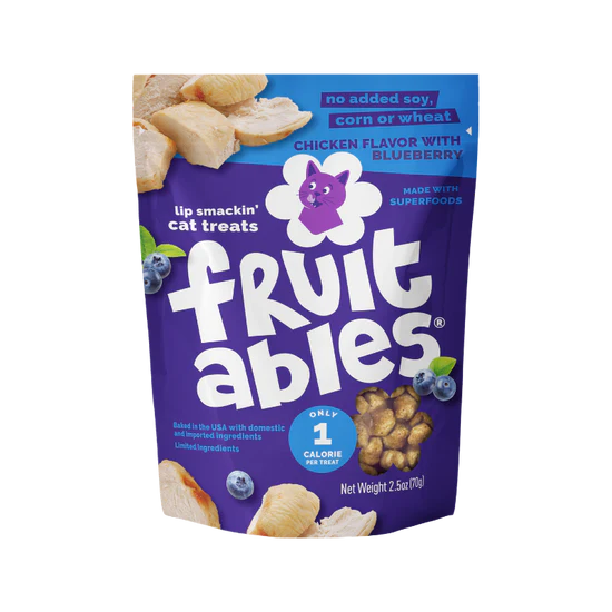 Fruitables Cat Chicken & Blueberry Cat Treats