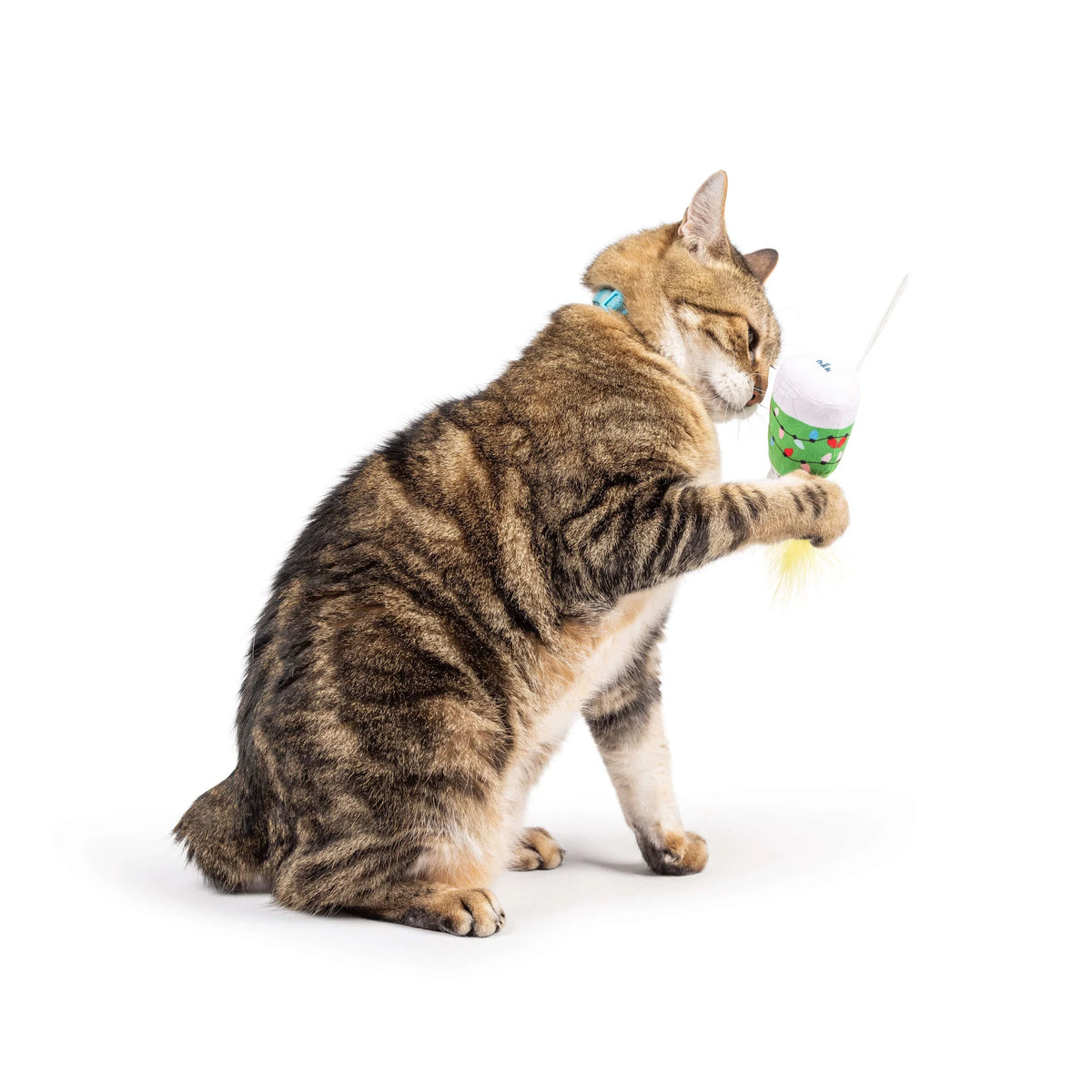 Huxley & Kent Cat Toy Holiday Meh' Christmas Kitty Flinger