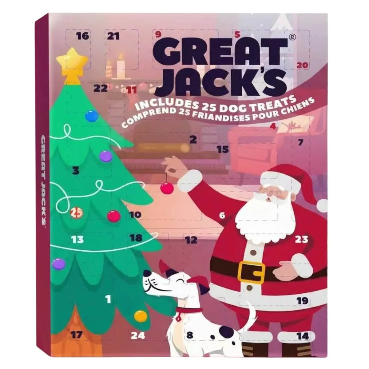 Great Jack's Dog Advent Calendar w/Assorted Treats