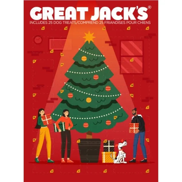 Great Jack's Dog Advent Calendar w/Assorted Treats