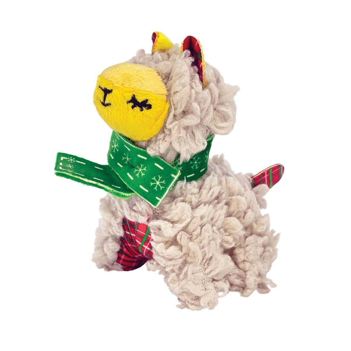 KONG Cat Toy Holiday Softies Scrattle Llama