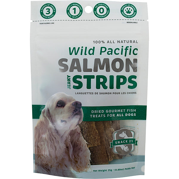 Snack 21 Dog Salmon Jerky Strips