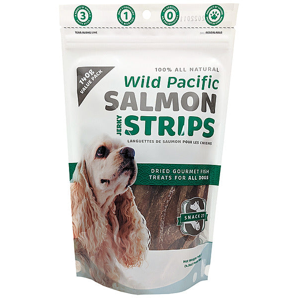 Snack 21 Dog Salmon Jerky Strips