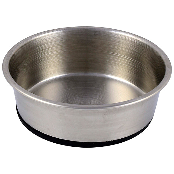 Unleashed Rubberized Stainless Steel Bowl