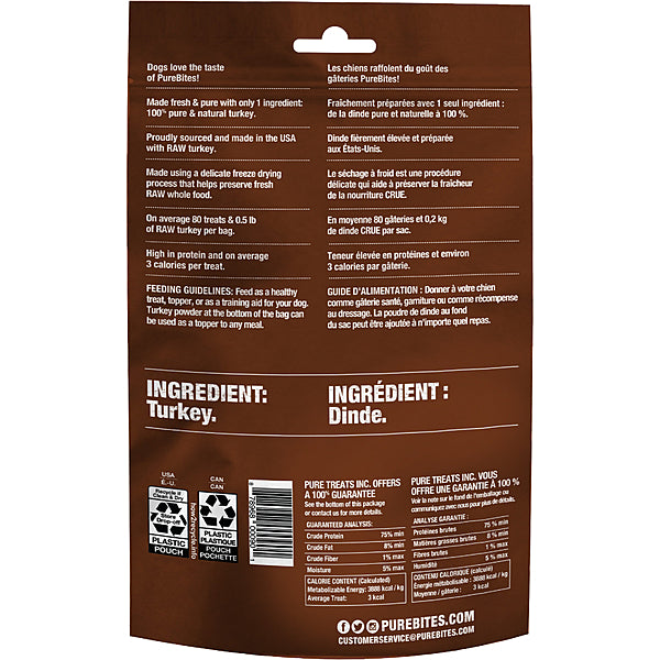 Purebites Dog Turkey 70GM