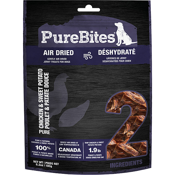 Purebites Dog Chicken Jerky & Sweet Potato 180GM