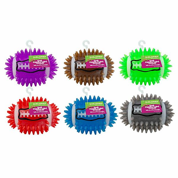 Gnawsome Dog Toy Football Squeak & Light