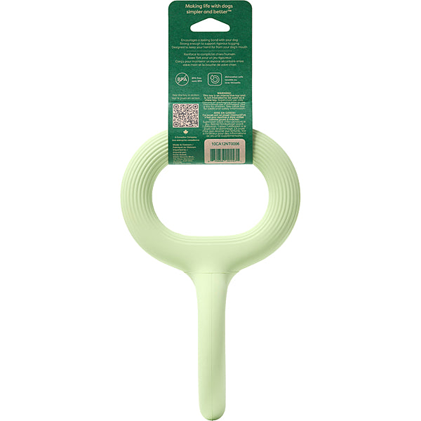 Earth Rated Rubber Tug Toy Green
