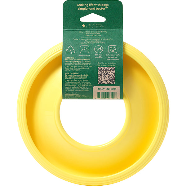 Earth Rated TPE Flyer Toy Yellow