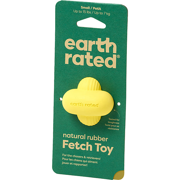 Earth Rated Rubber Fetch Toy Yellow